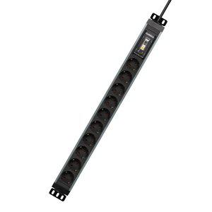 파워존 서버탭 고용량 알루미늄 멀티탭 누전차단 10구 콘센트