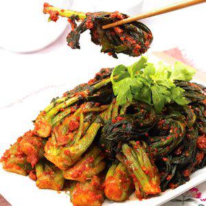 [명품 여수 별미김치]해풍맞고 자란 여수 특산물 돌산 갓김치 2kg