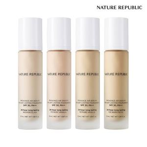 [즉할50%+다운10%] 1+1 프로방스 에어스킨 핏 원데이 래스팅 파운데이션