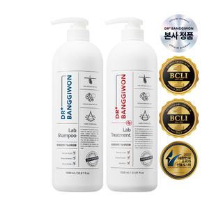 [닥터방기원] 랩 샴푸 1000ml+랩 트리트먼트 1000ml 탈모완화 대용량샴푸