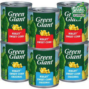 탱글식감 그린자이언트 스위트콘 니블렛195g 3캔 + 오리지날 195g 3캔