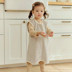 [키키스토리] 꿀잠 롱 에쿠르베이지 수면조끼