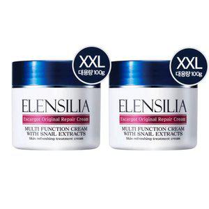 (대용량)엘렌실라 달팽이크림 대용량 100g 2개 주름개선 보습 영양 수분