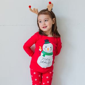 [키키스토리] 눈사람 코튼 실내복