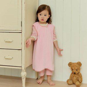 [키키스토리] 꿀잠 롱 L/핑크 수면조끼