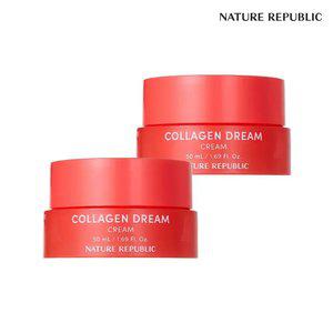 [즉할50%+다운10%] 주름개선 기능성 콜라겐 드림 크림 50ml x 2개