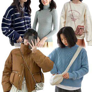 제라카 겨울시즌/패딩/기모/티셔츠/맨투맨/니트/가디건/기모바지/청바지/스커트 모음전