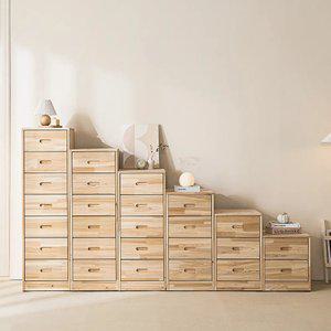 동서가구 건강한 피톤치드 아이방 천연 삼나무 원목 5단 서랍장 책장 DF912072 모음