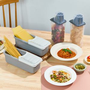 이지앤프리 간편한 전자레인지 파스타쿠커 1P + 보관통 1P 2종 세트