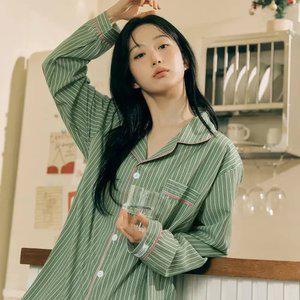 [해원'pick] 실크핏 웬즈데이 긴팔 커플 잠옷 세트