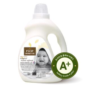 아이솝 센서티브 오리지널 아기 섬유 유연제 바닐라코튼향 용기형 2L