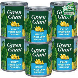 탱글식감 그린자이언트 니블렛 스위트콘 오리지날 195g X 6캔