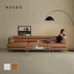 [12월 5% 겨울맞이 특별가] 휴도 시간의 동백 2880 모듈형 4인용 천연 면피 가죽 소파