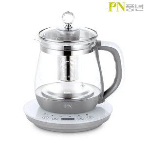 풍년 1.5L 대용량 내열유리 전기 차탕기 티메이커 커피 분유 포트 포터 무선 주전자 미