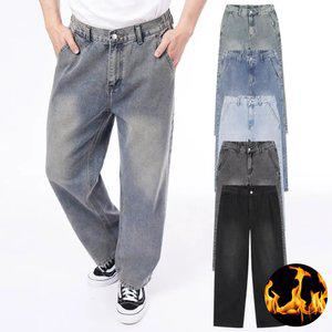 본딩 세미와이드 밴딩진(5컬러) 남자 청바지 빅사이즈