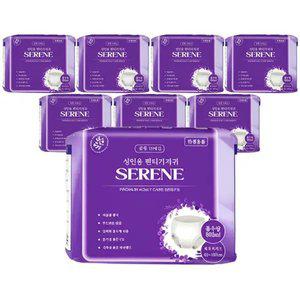 세린 성인용기저귀 팬티형 실속형 중형 10px8팩 / 남녀공용 성인기저귀