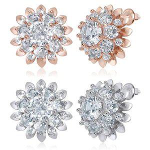 14k G.F 샤인 썬플라워 귀걸이 EA0845