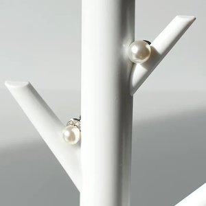 전체 92.5실버 진주 펄 귀걸이(6mm) EA1002