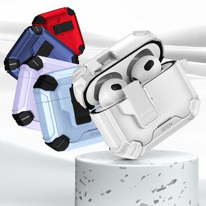 최신 귀여운 에어팟 케이스 멀티 컬러 마그네틱 거치대 / 이어폰 에어팟4세대 3 2 1 프