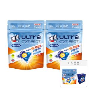 비트캡슐 울트라 딥프레시 코튼 40입, 2개+증정(울트라 딥프레시 코튼 5입, 1개+틴케이