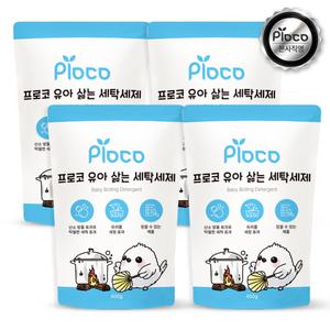 프로코 유아 삶는 세탁 세제 리필 400g 2+2 (4개입)