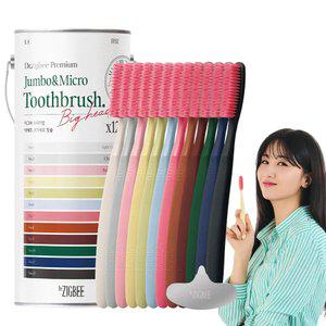 지그비 프리미엄 빅헤드 초미세모 칫솔 12개입