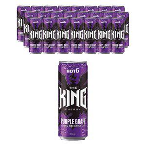 [핫식스] 더킹 퍼플 그레이프 355ml, 24개
