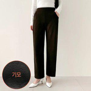 [골덴 기모 일자바지] 여성 일자 골지 스판바지 도톰 밴딩 융털 팬츠