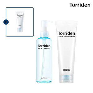 [SET] 토리든 다이브인 저분자 히알루론산 클렌징 오일 200ml + 클렌징 폼 150ml (+다