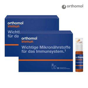 [2개 세트] 오쏘몰 Orthomol 이뮨 드링크 + 정제 30일분 총 60일