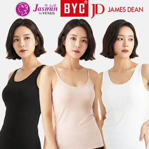 BYC 여성 런닝 셔츠 쿨 여름 인견 모달 순면 여자 끈 나시 민소매 반팔 메리야스 캐미