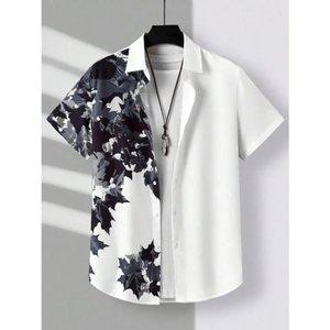 남자바캉스셔츠 빅사이즈 휴양지룩 하와이언 남방 남성용 하와이안 루즈 야자수 꽃무