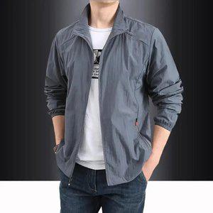 인기 높은 퀄리티남성바람막이점퍼 이월상품 남성 여름 얇은 재킷 빠른 건조 태양 보