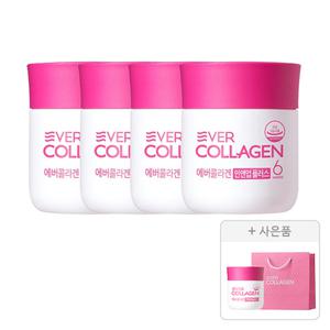 에버콜라겐 인앤업 플러스 6주, 4개 + 증정 (추가 28일분+쇼핑백)