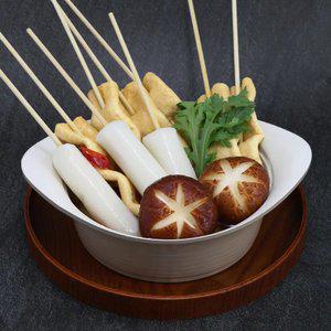 부산 깡통시장 30년 전통 물떡 어묵꼬치 (물떡3+어묵6) 9개입x2봉