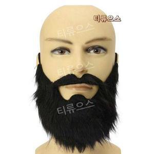 파티 가면 남성 할로윈 수염 얼굴 머리 변장 게임 블랙 콧수염 마스크 있는 패션 티류