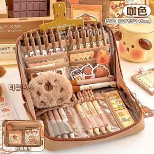 편의성 전문적인 다용도 사무실 학생 팬더 필통 티류으스