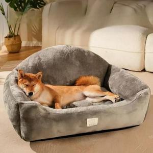 강아지 사계절 탈부착가능 극세사 애견 쿠션 침대 고양이 소파 하우스