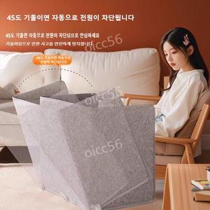 히팅패드 사무실 파티션 히터 발난로 무릎난로 다리난로 원형 원통형