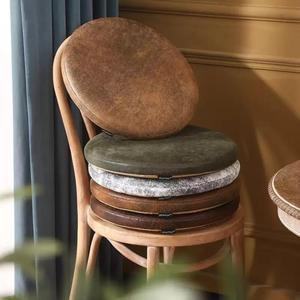 원형 방석 빈티지 카페 메모리폼 벤치 쿠션