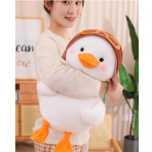 귀여운 오리 인형 뽀글이 쿠션 애착인형 선물