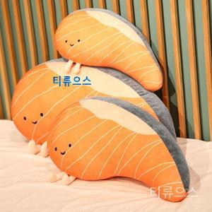 더곳트 연어인형 연어 초밥 스시 인형 쿠션 베개 티류으스