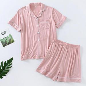 모달 커플잠옷 긴팔 반팔 잠옷세트 여성 남성 파자마 홈웨어