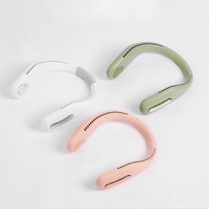 J2K 넥밴드 선풍기 목에 거는 무선 휴대용 경량 목풍기