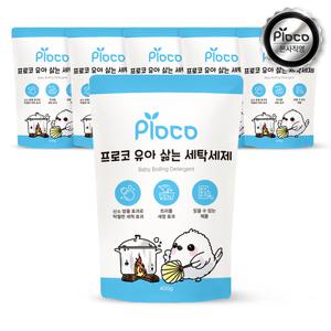 프로코 유아 삶는 세탁 세제 리필 400g 3+3 (6개입)