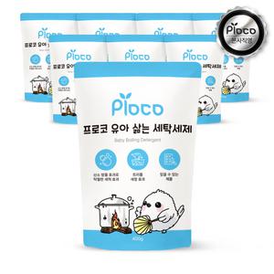 프로코 유아 삶는 세탁 세제 리필 400g 4+4 (8개입)