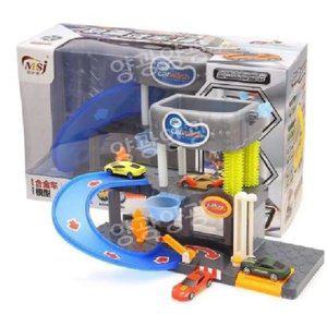 색이 변하는 세차장 장난감 주차장놀이 자동차 세트 다용도