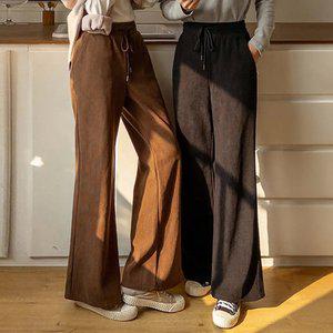 켄더 융기모 세미부츠컷 밴딩팬츠(숏/롱)