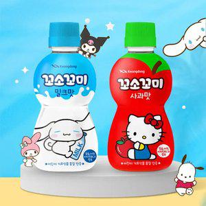 [본사직영] 광동 꼬소꼬미 음료수 200ml 40입 2종 택1 / 밀크맛 사과맛 GW