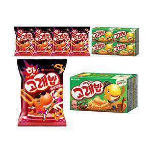 오리온 고래밥볶음 46g, 5개 + 핫고래밥 매콤양념 56g, 5개